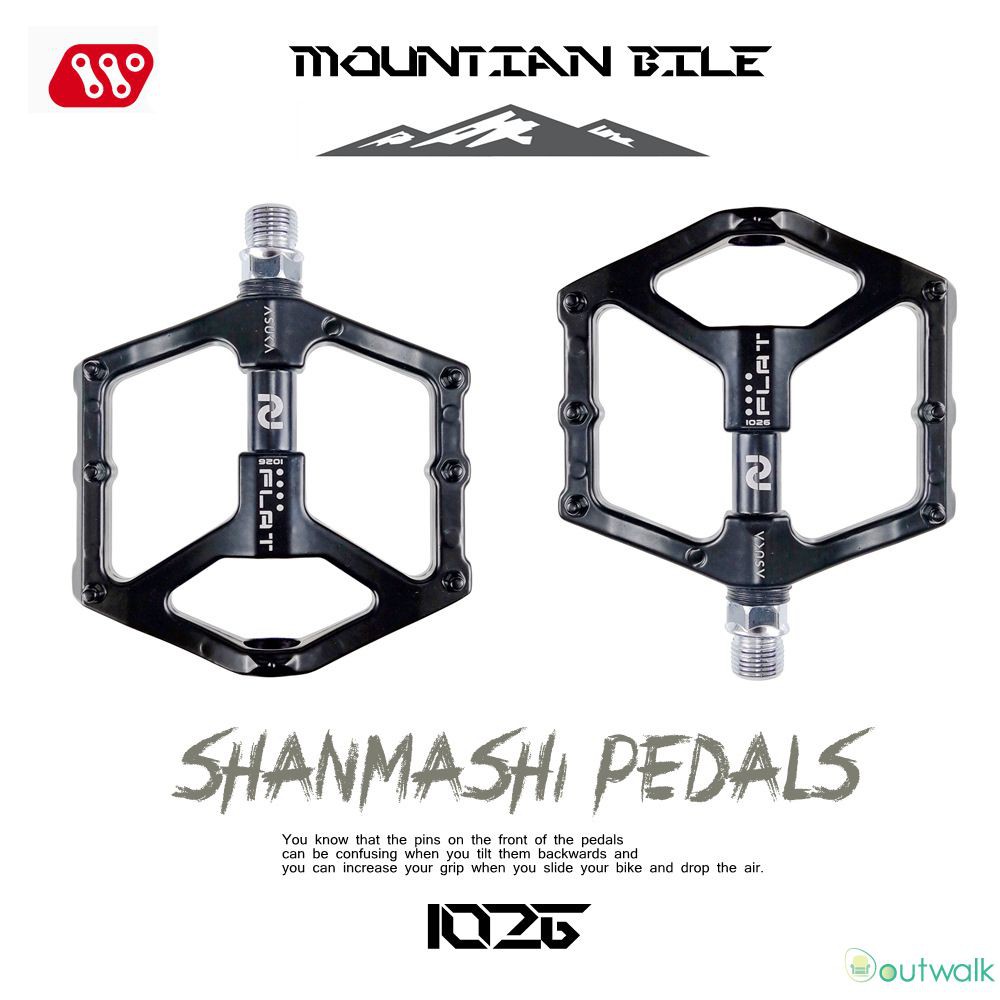 SHANMASHI BMX Pê Đan Xe Đạp Leo Núi 1026 Bằng Hợp Kim Nhôm