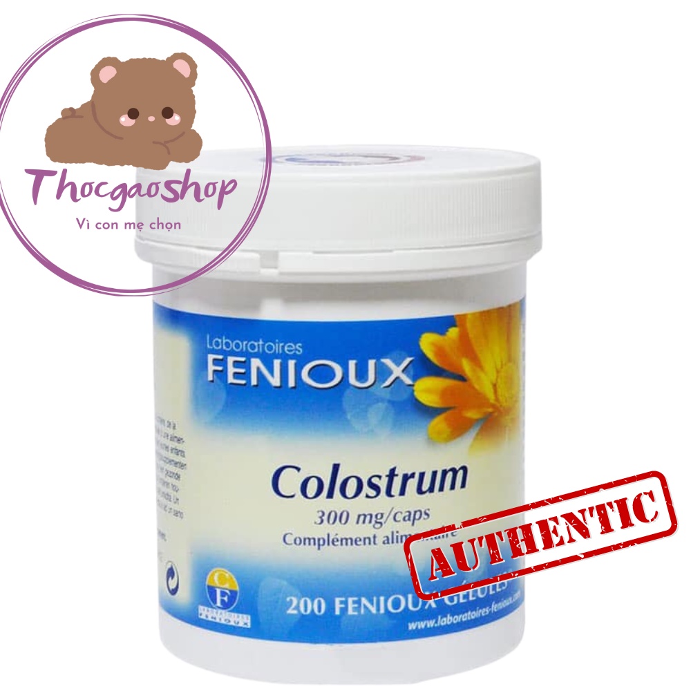 Non Colostrum 0m+ chính hãng Fenioux Pháp lọ 200 viên