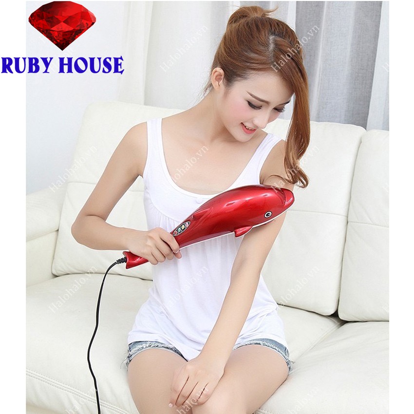 Máy Massage Đấm Bóp toàn cơ thể đa năng Dolphin, Máy mát xa cá heo đa năng - Ruby House