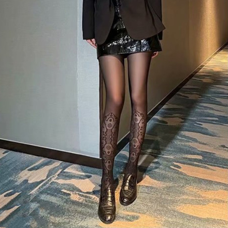 Tất Chân Xuyên Thấu Cao Qua Gối Phong Cách Lolita Gợi Cảm Dành Cho Nữ
