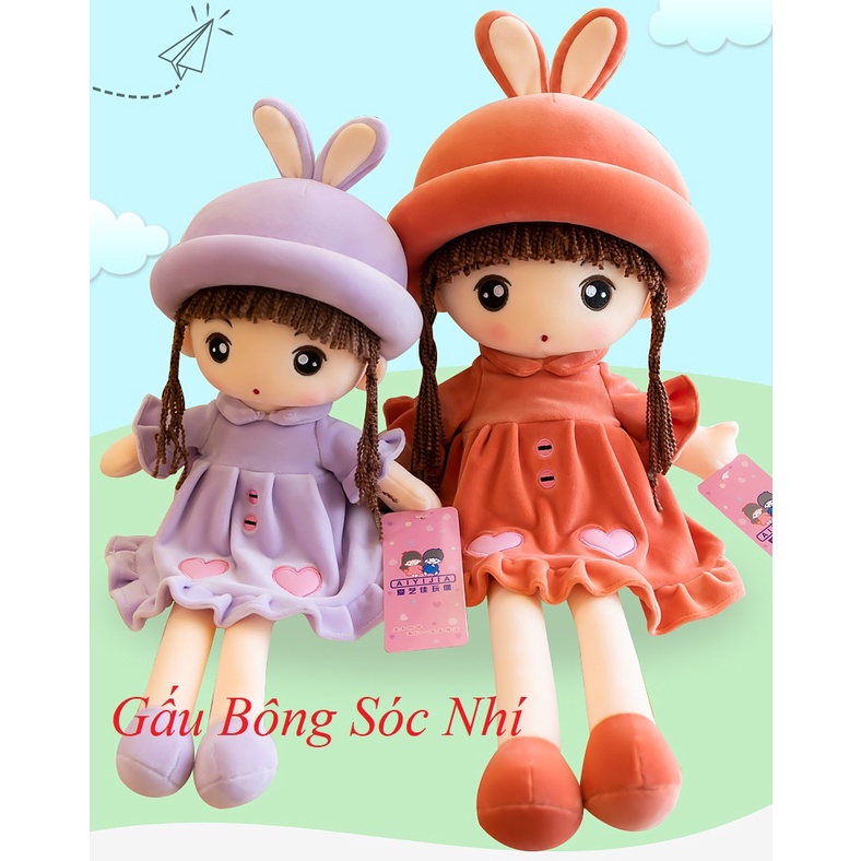 Gấu bông Búp Bê Váy Nhung Hàng Cao Cấp Quà Tặng Dễ Thương Cho Bé