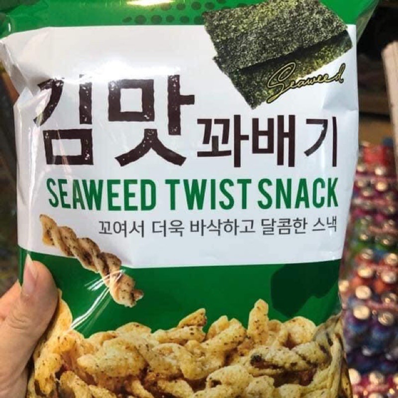 Snack quẩy xoắn Hàn Quốc vị rong biển