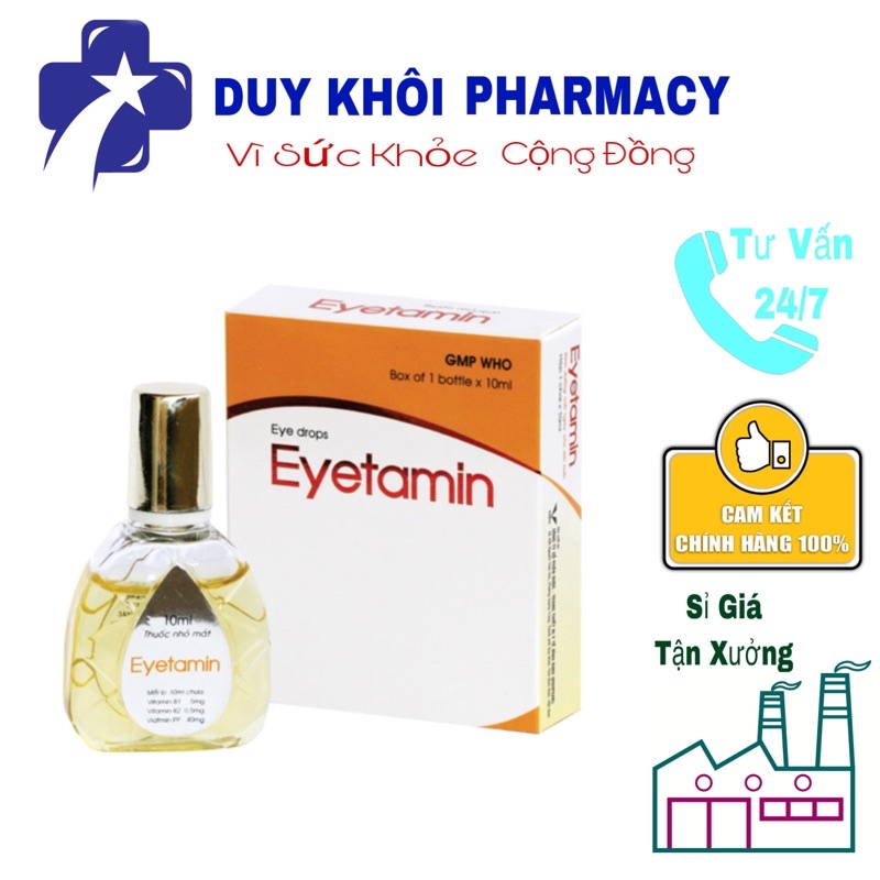 Nhỏ Mắt Eyetamin 10ml