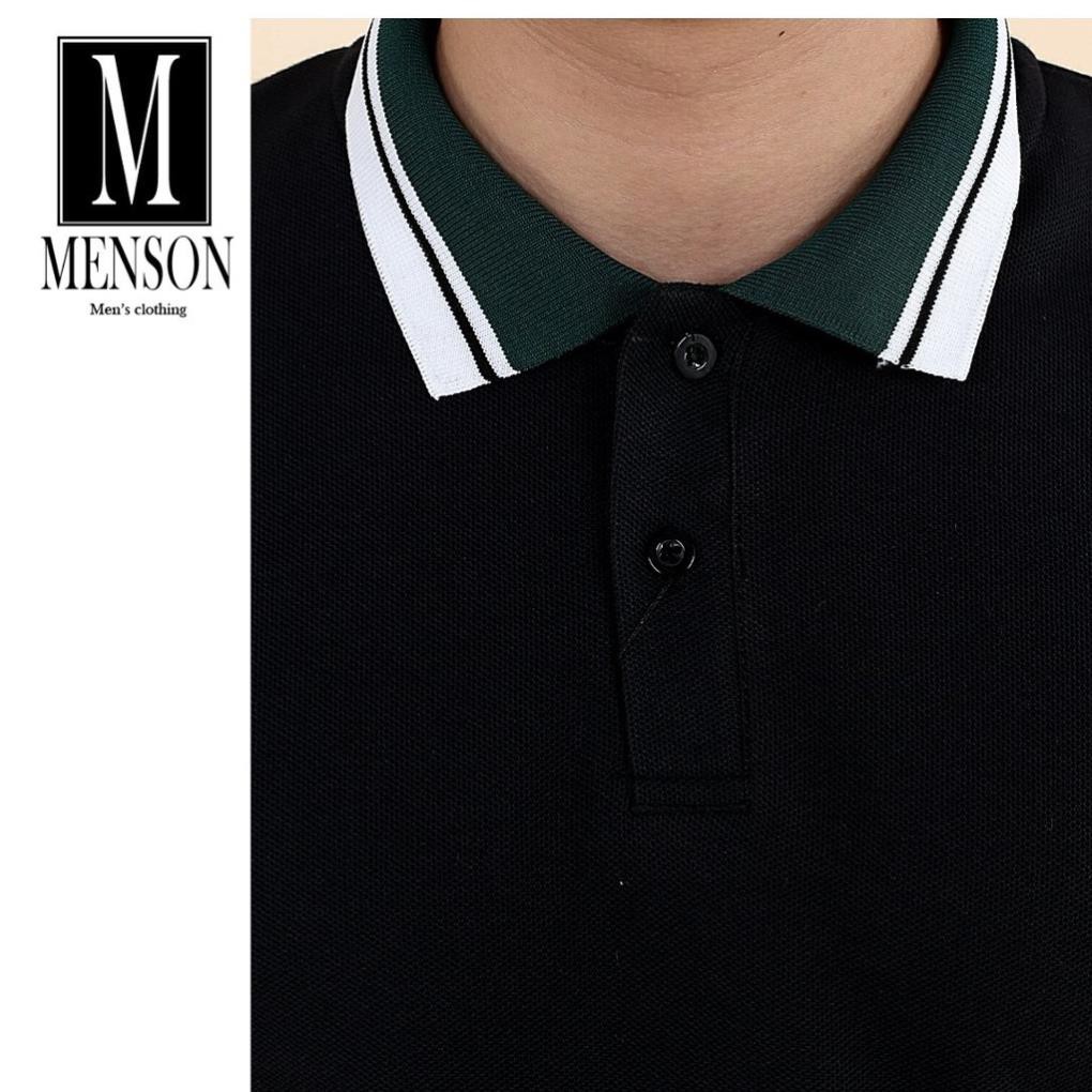 ⭐️GIẢM GIÁ 50%⭐️Áo Polo Nam Vải Cá Sấu Chất Mát - Áo Thun Nam Cổ Bẻ Ngắn Tay Menson M100 | BigBuy360 - bigbuy360.vn
