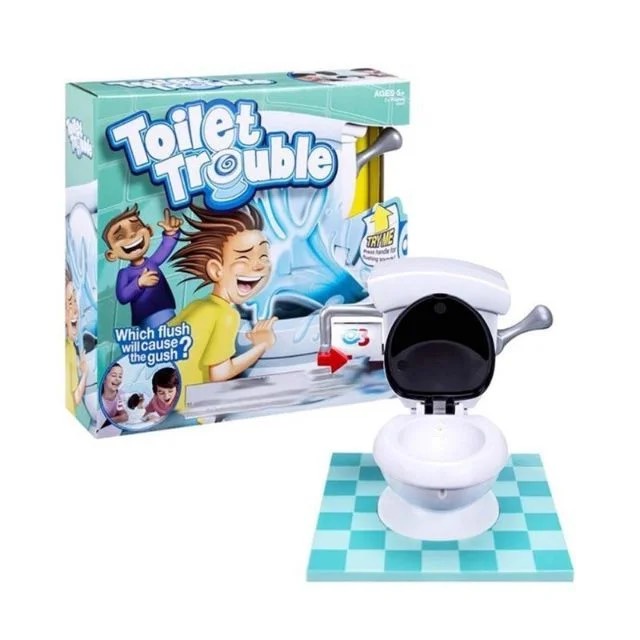 Trò chơi bồn cầu rắc rối Toilet Trouble phun nước vào mặt