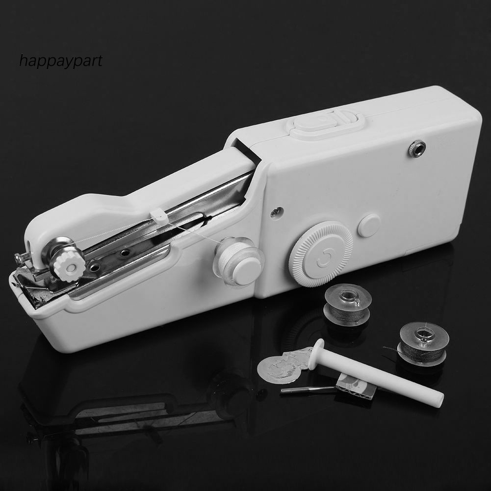 ✾FRJ✾Portable Mini Handheld Sewing Machine Cordless Clothes Quick Stitch Home Travel