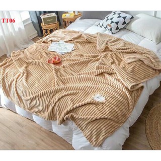Chăn lông thỏ nỉ nhung tuyết tăm cao cấp TT06 mềm bóng mịn mượt chăn 4 mùa giữ nhiệt ấm tốt hè thu đông