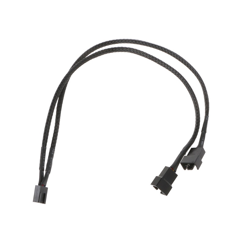 Dây Cáp Nguồn Điện Quạt 4-Pin PWM 1 Sang 2 Chiều Cho PC Ốp