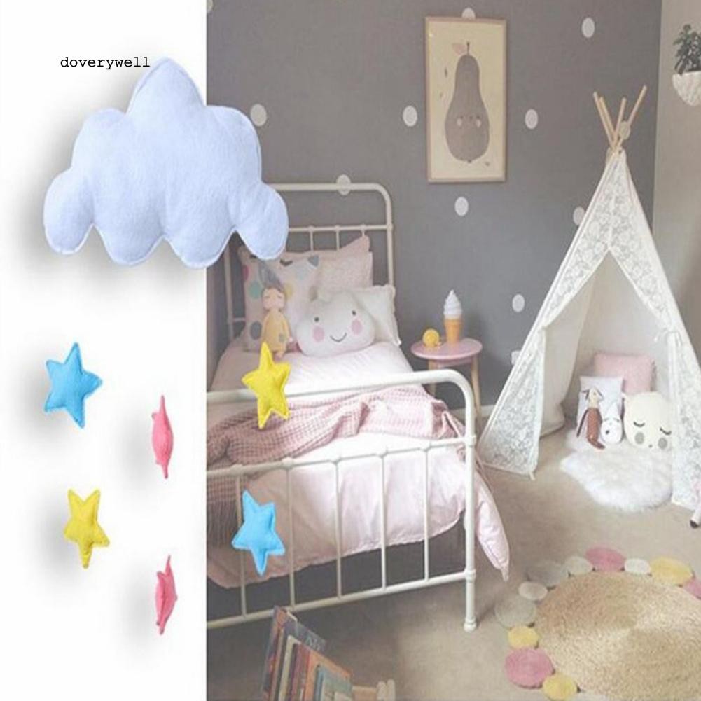 Phụ kiện treo trang trí phòng bé hình đám mây dễ thương