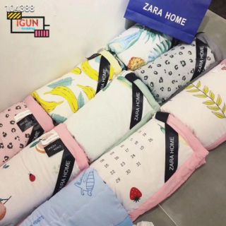 Chăn đũi nhiệt đới zara home hàng nhập khẩu hàn quốc