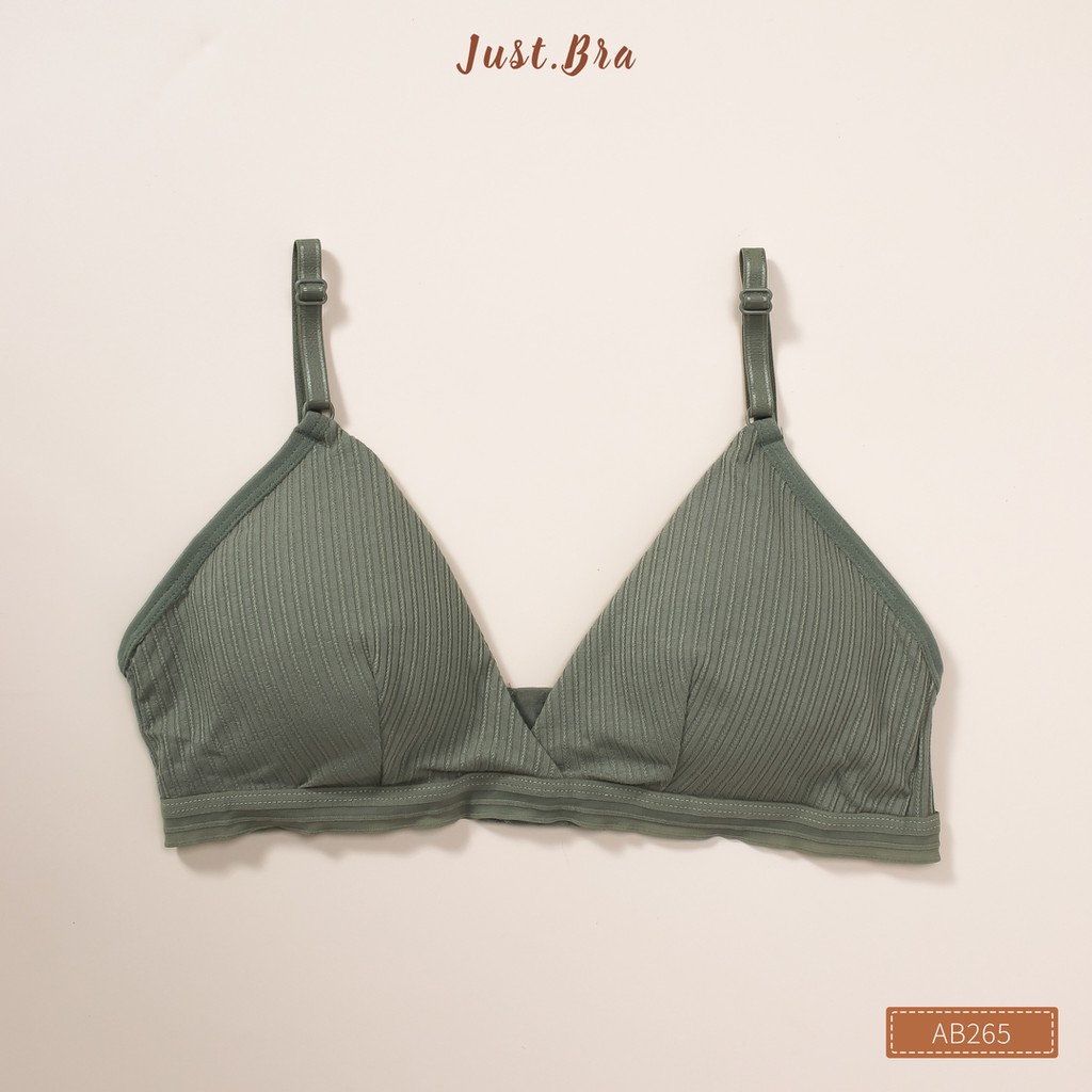 Áo ngực Just Bra chất thun mềm không gọng mang lại cảm giác thoải mái AB265 | BigBuy360 - bigbuy360.vn