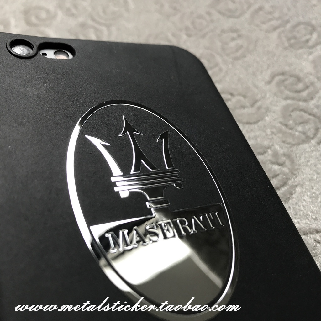 Sticker Kim Loại Siêu Mỏng Dán Trang Trí Xe Hơi porsche benz bmw audi aston martin volvo toyota jaguar Cadillacrolls royce maybach honda bentley