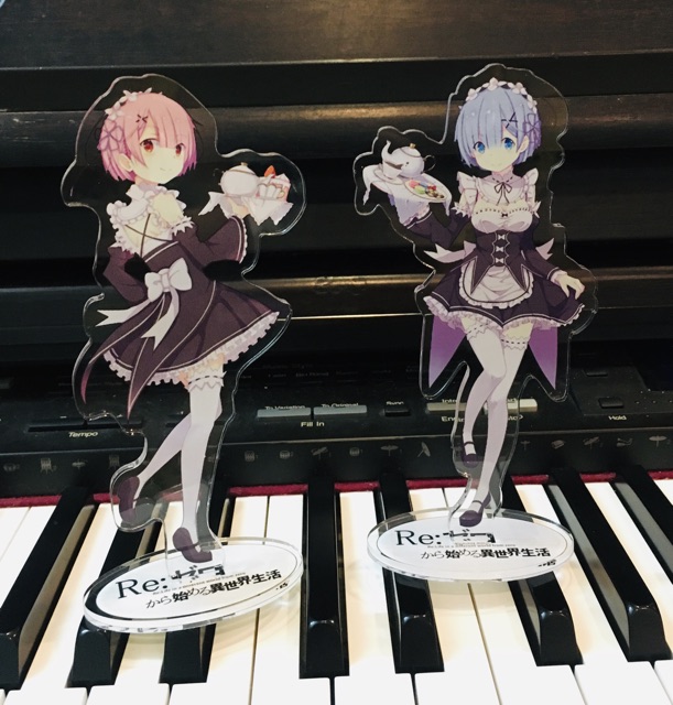 Tượng mô hình anime re:ramrem, standee ramrem