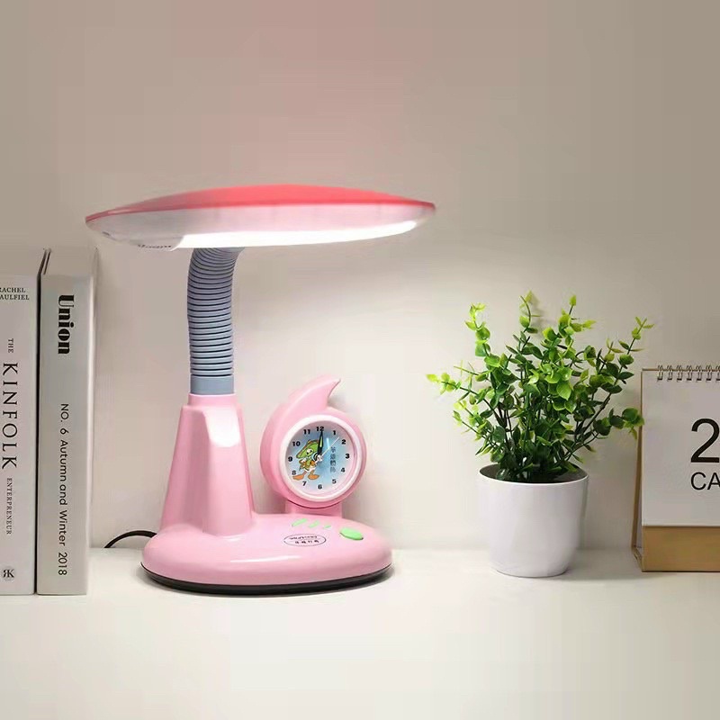 ĐÈN HỌC ĐỂ BÀN CHỐNG CẬN SIÊU SÁNG KÈM ĐỒNG HỒ BÁO THỨC NGỘ NGHĨNH.AL