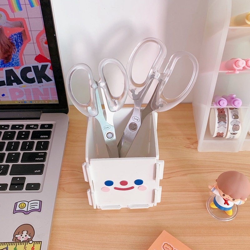 Kéo cắt giấy cầm tay nhỏ thiết kế đơn giản tiện dụng