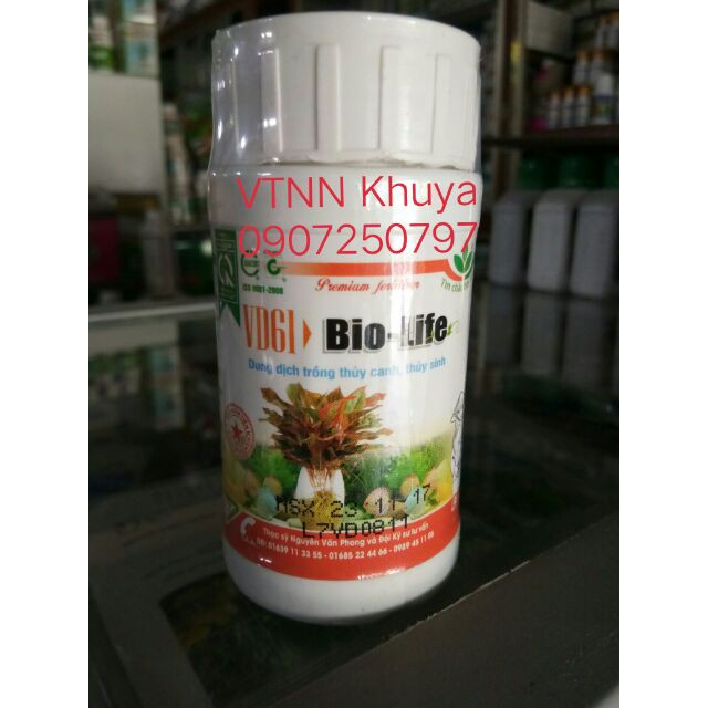 Bán Dung dịch thuỷ canh Bio Life 100ml hàng chuẩn, nhập khẩu và phân phối.