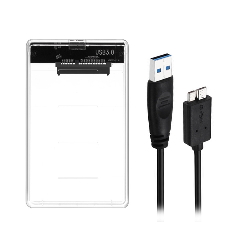 Hộp đựng ổ đĩa cứng 2.5" gắn ngoài + dây cáp USB 3.0 chuyên dụng