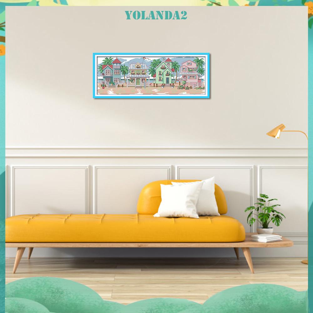 Bộ Dụng Cụ Thêu 14ct Hình Phong Cảnh