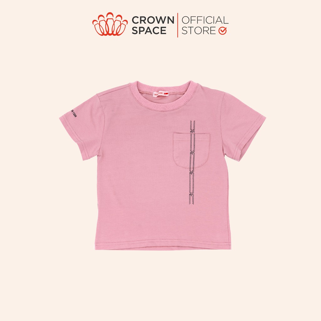 [PHIÊN BẢN CAO CẤP PREMIUM]Áo Phông Bé Trai Crown Space Fashion CKBS2110707 TShirt Vải Cotton Thoáng Mát Từ Size 5-10