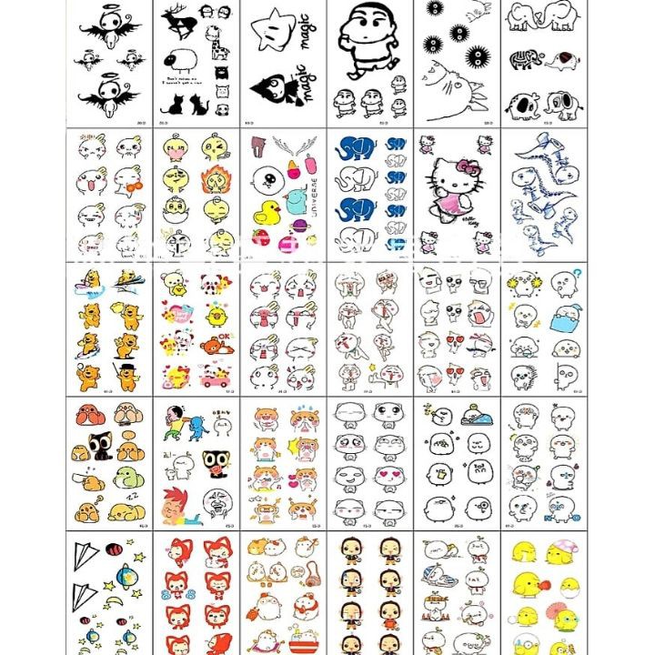 Tổng hợp Hình Xăm Sticker Cute giá rẻ, bán chạy tháng 2/2023 - BeeCost