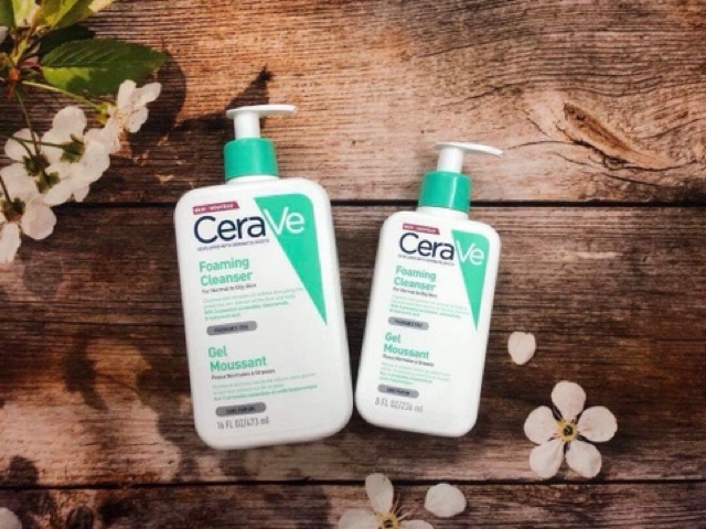 SỮA RỬA MẶT CERAVE Foaming Cleanser DÒNG MỚI 473ml/355ml | Thế Giới Skin Care