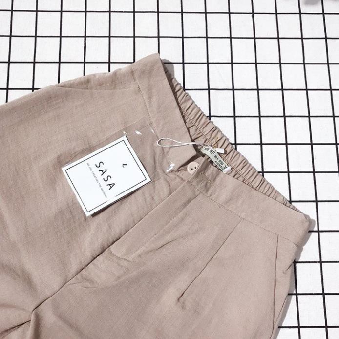 Quần suông culottes ống rộng BIG SIZE - chất đũi lưng chun cực mát co dãn mềm mại cực thoải mái | BigBuy360 - bigbuy360.vn