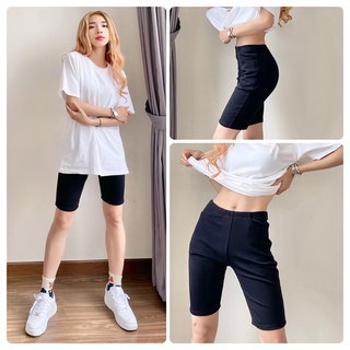 Quần biker short nữ, legging lửng có túi thật