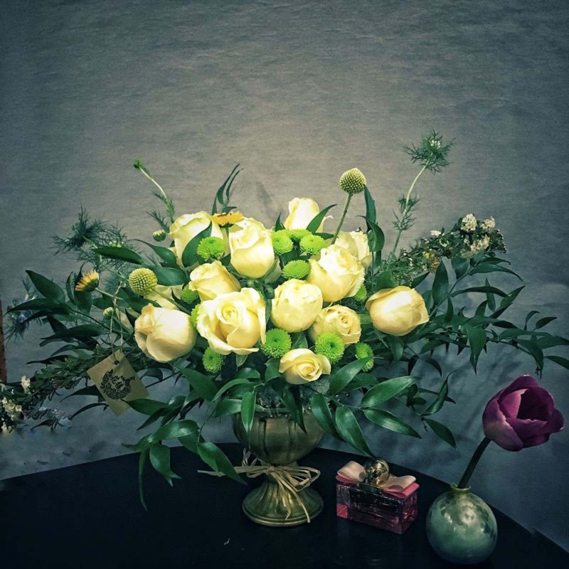 Chậu Hoa Bằng Kim Loại Phong Cách Vintage Dùng Trang Trí Nhà Cửa / Tiệc Cưới