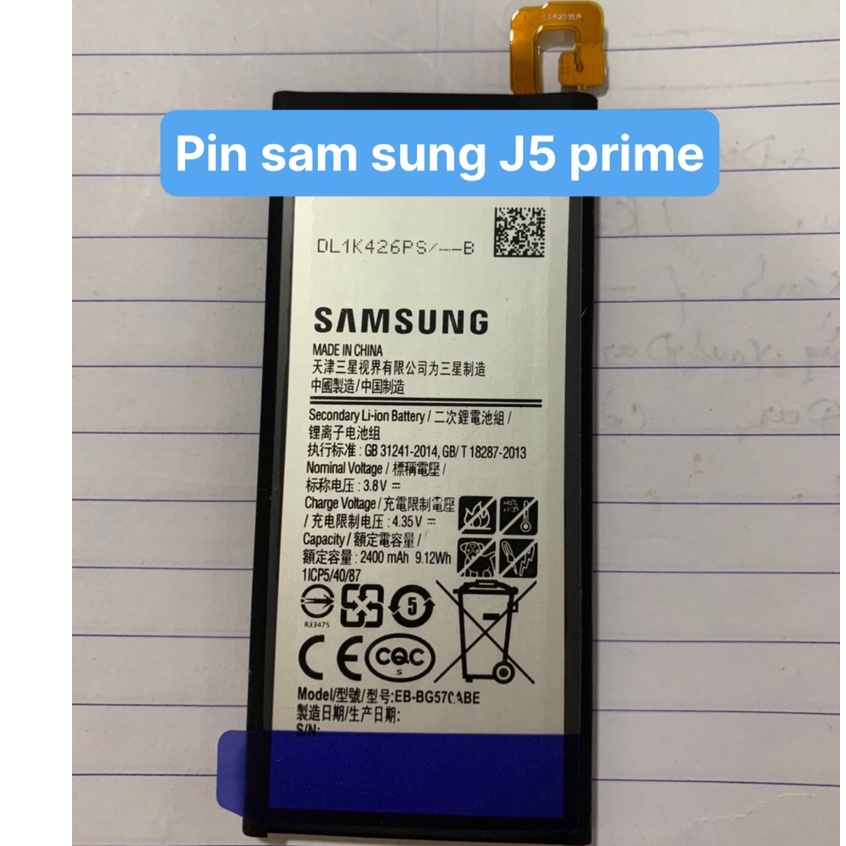 Pin Sam sung J5 Prime