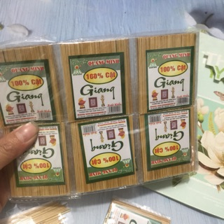5 gói tăm giang Đức Giang ( 1 vỉ)