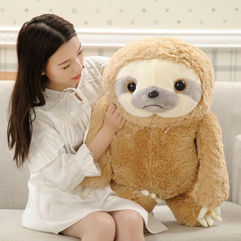Đồ chơi nhồi bông Hình Con Lười Đáng Yêu Mềm Mại