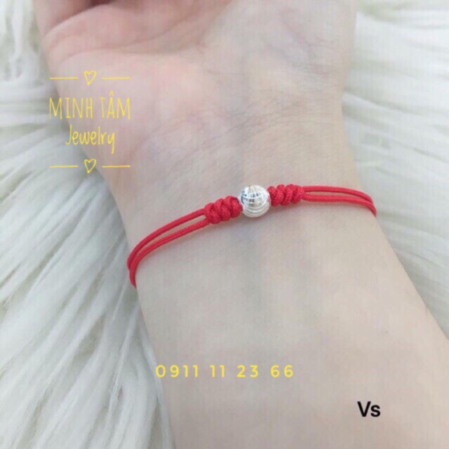 Nhẫn kim tiền tài lộc gắn đá bạc ta cho nữ-Minh Tâm Jewelry