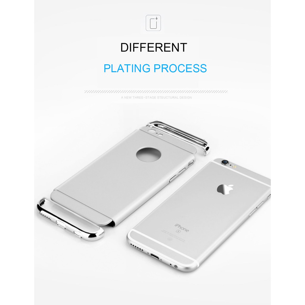 Ốp Điện Thoại Nhựa Cứng Chống Sốc Mạ Sang Trọng Cho iPhone 11 12 13 Pro Max X Xs Max XR 7 8 Plus