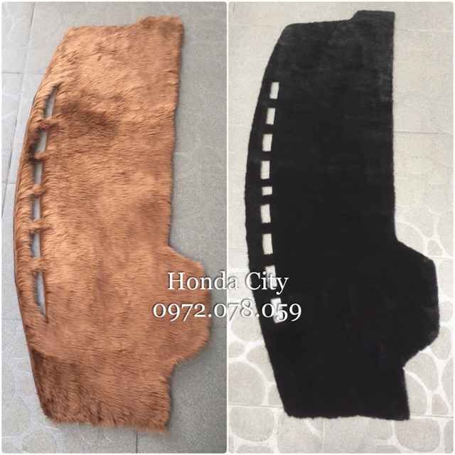 Thảm taplo lông thú - honda city 14-18