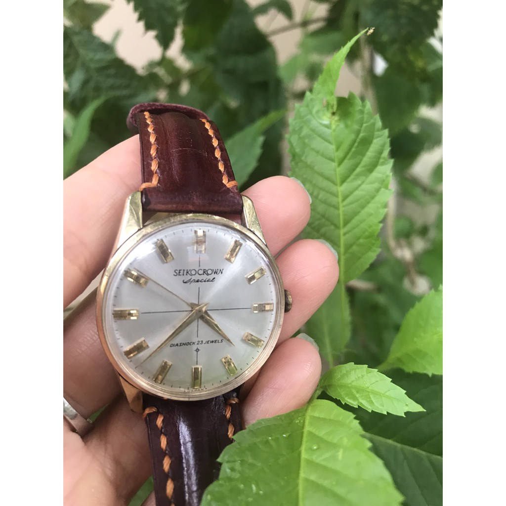 Đồng hồ nam SEIKO CROWN 23 Jewels - của Nhật | Shopee Việt Nam