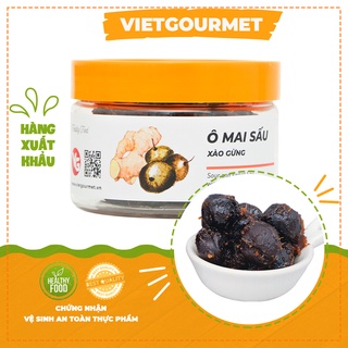 Ô mai sấu xào gừng 200g vị cay chua ngọt/ Đặc sản miền Bắc quà tặng ăn vặt mẹ bầu/ Ăn vặt Hà Nội VIETGOURMET