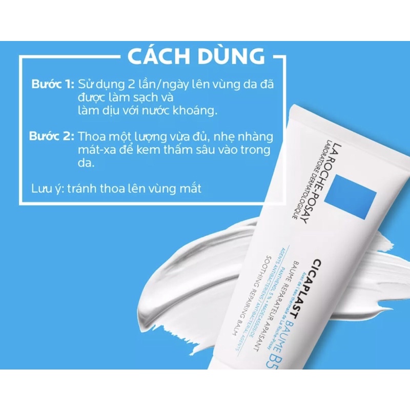 Kem Dưỡng La Roche Posay b5 phục hồi da Cicaplast b5 Baume