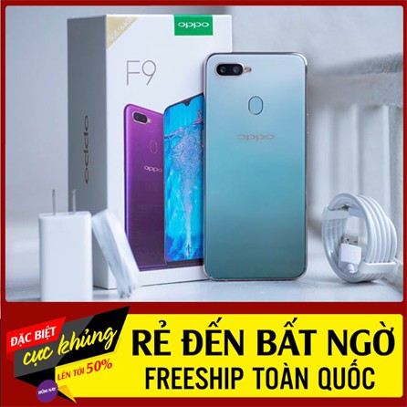 🔥Điện Thoại Oppo F9🔥 (6G/64G) Mới Fullbox Chính hãng🔥 BH 12 tháng 1 Đổi 1