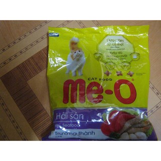 Hạt Me-O vị hải sản, cá ngừ và cá thu 350g dành cho mèo