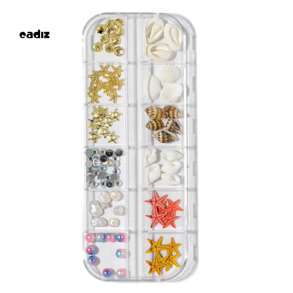 Phụ Kiện Trang Trí Móng Tay Hình Vỏ Sò Bằng Nhựa