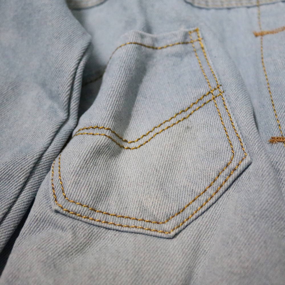 Áo Khoác Jeans Nữ Cúc Sau Cao Cấp OHS026