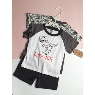 [Hàng xịn] [SALE HÀNG HIỆU] Set 2 bộ cotton bé trai hiệu Chick Pea xuất Pháp
