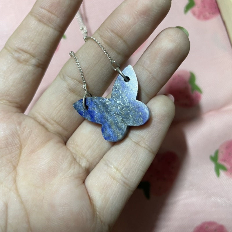 DÂY CHUYỀN LAPIS LAZULI BƯỚM XANH