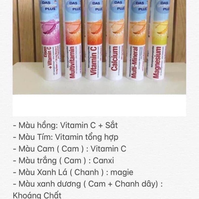 Viên Sủi Vitamin của Đức