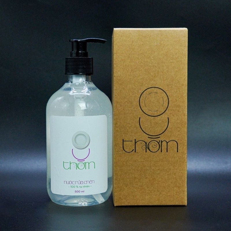 Nước Rửa Chén Tám Thơm Sinh Dược 500ml - Sạch - An Toàn Cho Da Tay - Thân Thiện Môi Trường