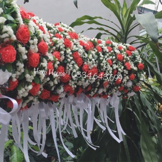 Combo 25 vòng hoa salem đỏ