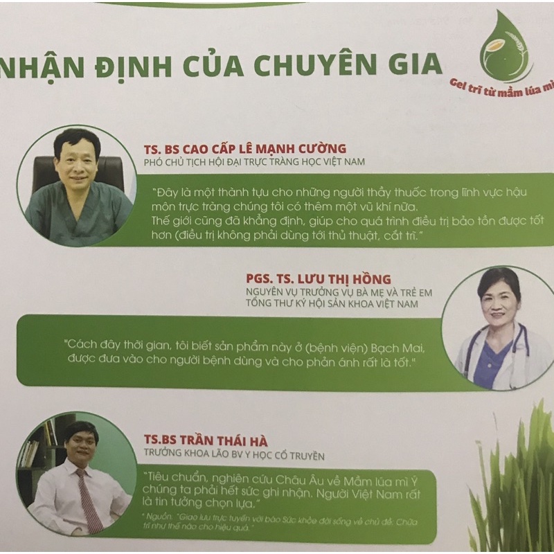Gel bôi trĩ Fitostimoline Proctogel từ lúa mỳ - Nhập khẩu Italy