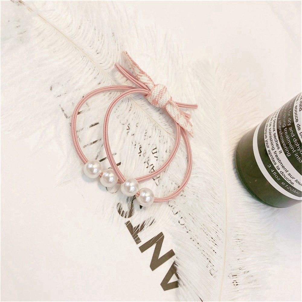 Dây buộc tóc nữ đính ngọc thời trang COD