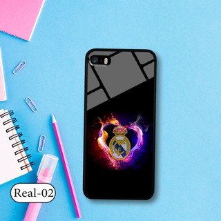 Ốp lưng kính 3D iPhone 5/ 5s -hình đội bóng