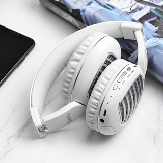 Tai nghe bluetooth chụp tai hỗ trợ khe cắm thẻ nhớ Hoco W23 chính hãng